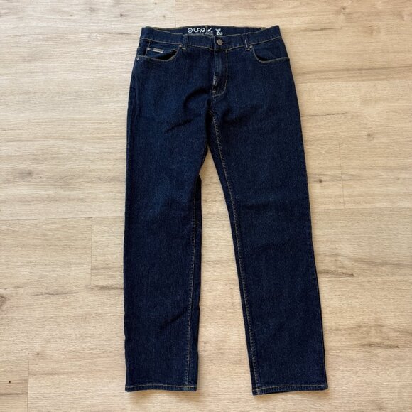 LRG Lifted Research Group Jeans Mens Dark Blue Denim Size 34 - Picture 13 of 13